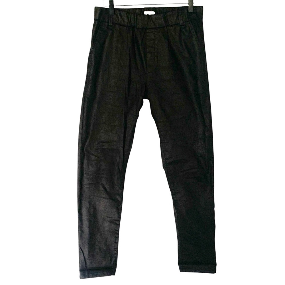 BEVY FLOG Black Straight Leg Women’s Size 30 Minimalist Pull On Casual Pants